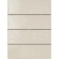 Плитка 10*30 Brick Glossy Decoro Grey 